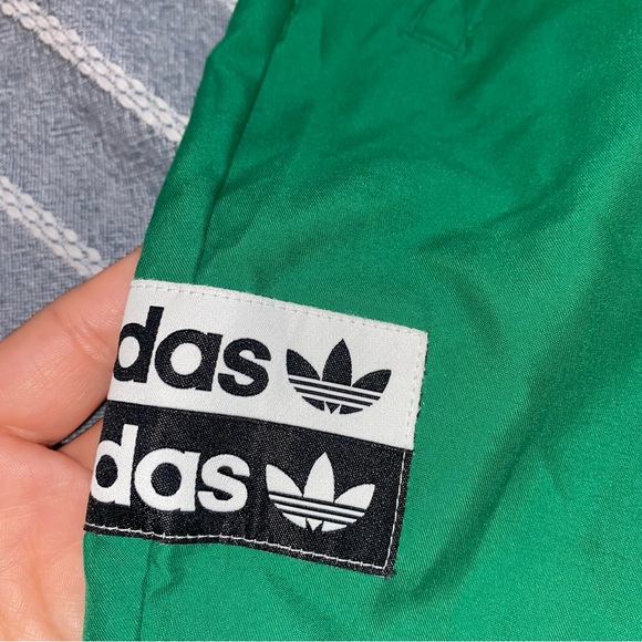 Adidas Originals Green Two Tone Track Jogger Pants XS - Picture 3 of 10